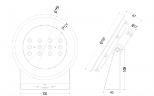 LED UNDERWATER LIGHTING SL150/SL180